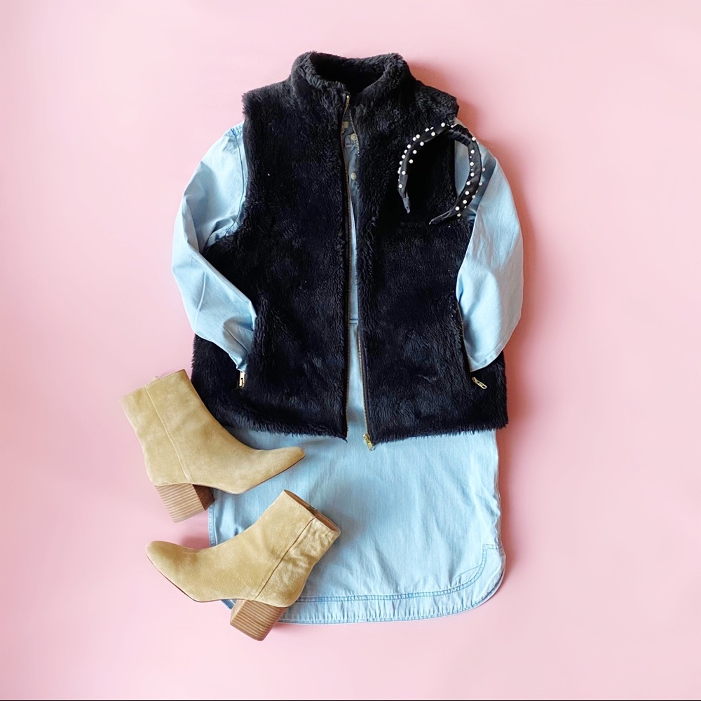 j. crew chambray dress